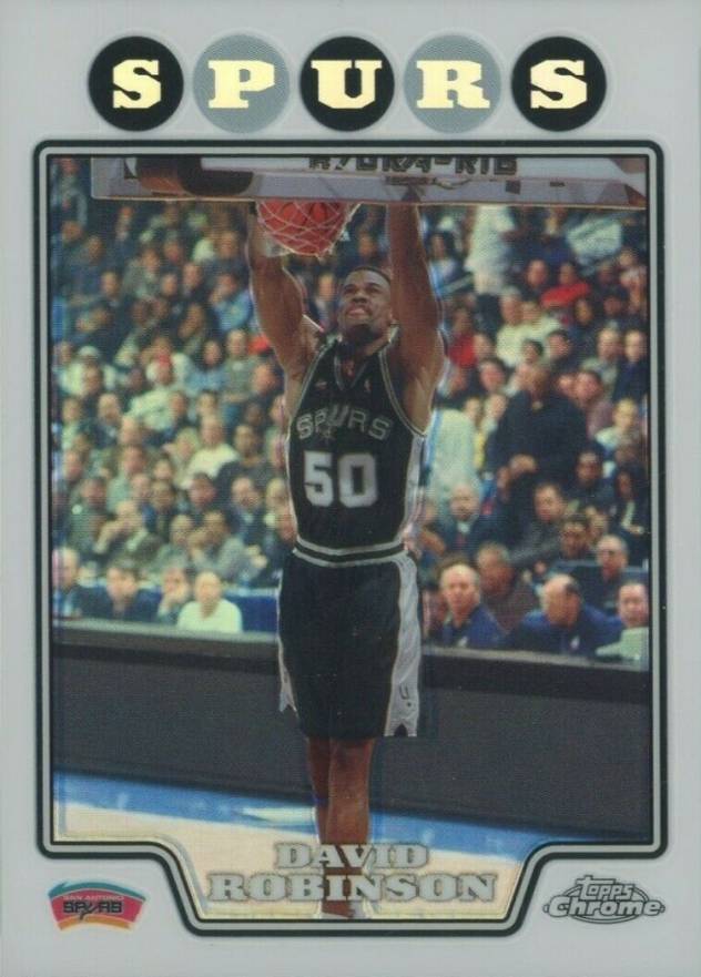 2008 Topps Chrome David Robinson #173 Basketball Card