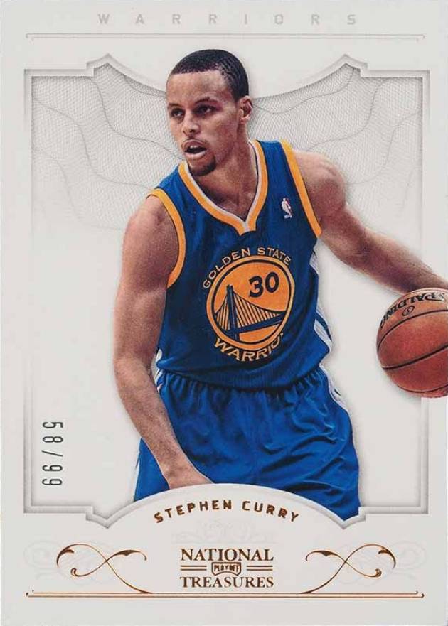 2012 Panini National Treasures Stephen Curry #85 Basketball Card