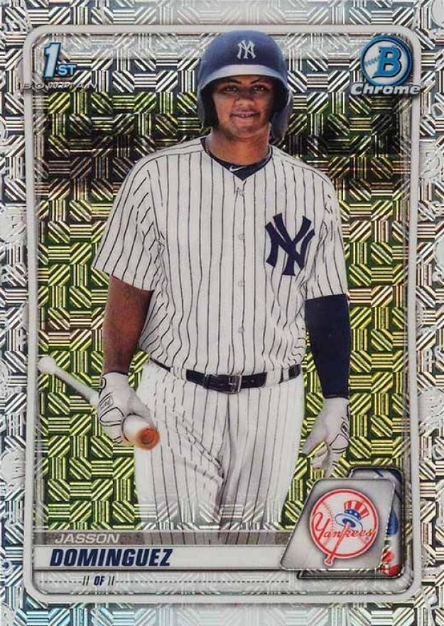 2020 Bowman Chrome Mega Box Jasson Dominguez #BCP8 Baseball Card