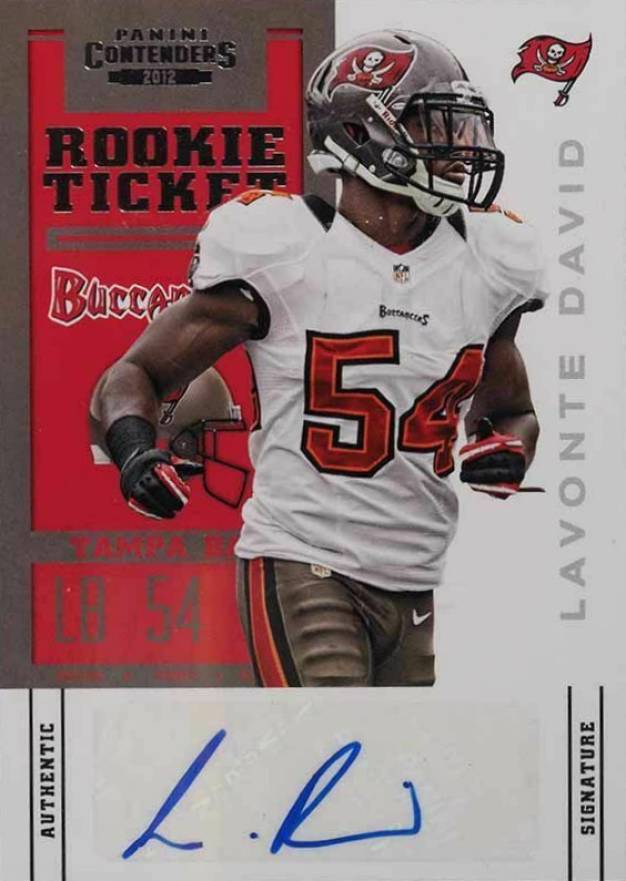 2012 Panini Contenders Lavonte David #158 Football Card