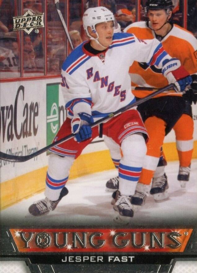 2013 Upper Deck Jesper Fast #206 Hockey Card