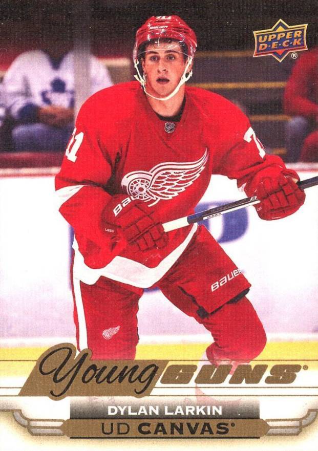 2015 Upper Deck Canvas Dylan Larkin #C112 Hockey Card