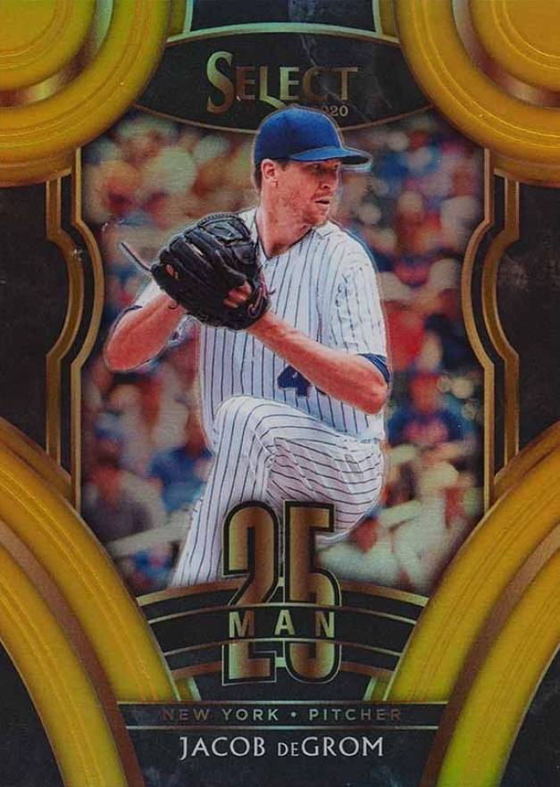 2020 Panini Select 25-Man Jacob DeGrom #25MS2 Baseball Card