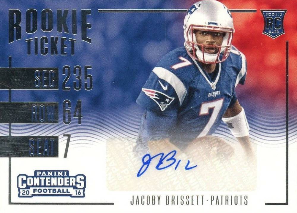 2016 Panini Contenders Jacoby Brissett #258 Football Card