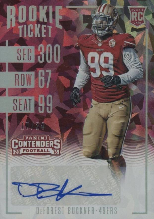 2016 Panini Contenders DeForest Buckner #134 Football Card