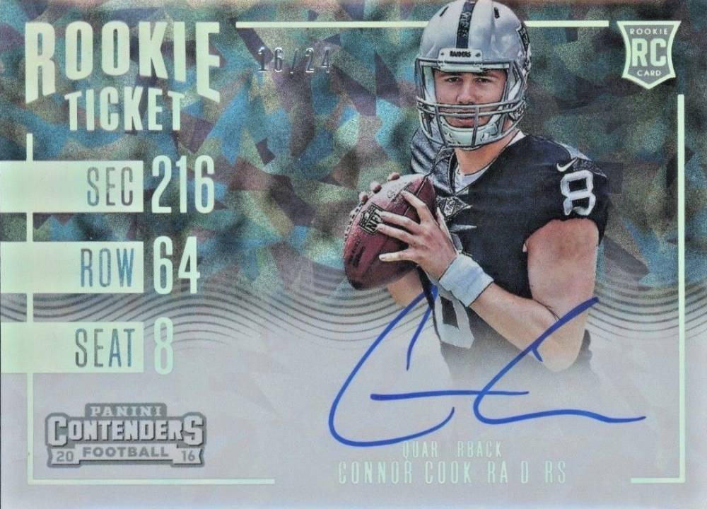 2016 Panini Contenders Connor Cook #346 Football Card