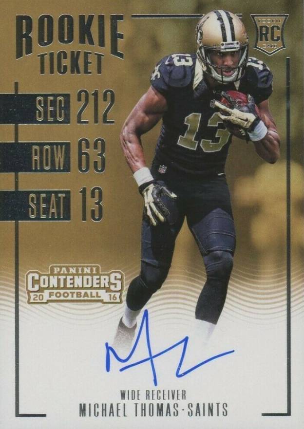 2016 Panini Contenders Michael Thomas #330 Football Card