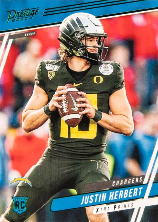 2020 Panini Prestige Justin Herbert #266 Football Card