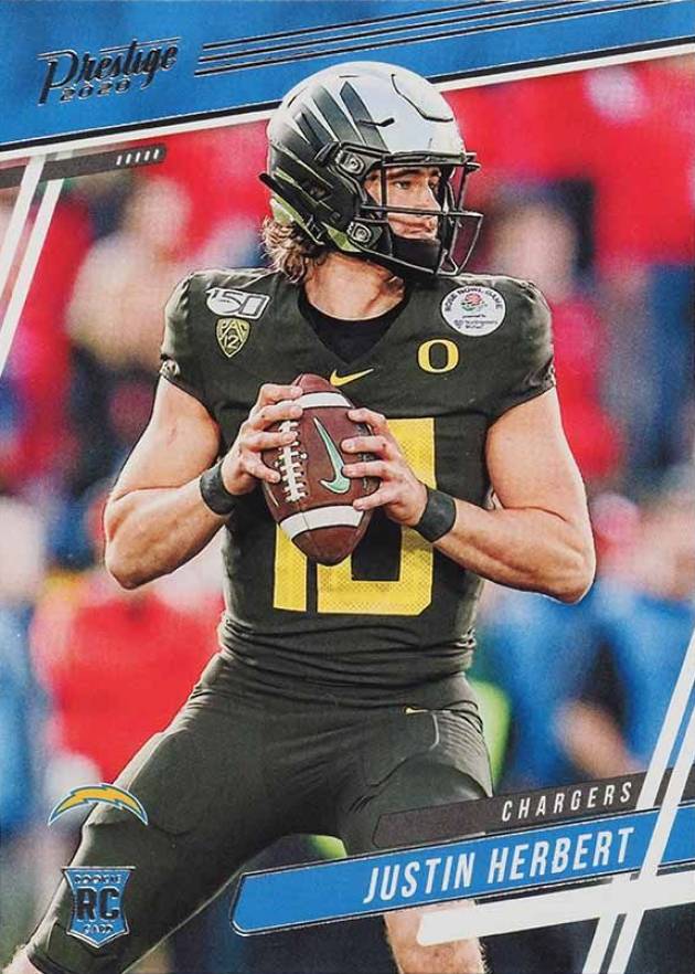 2020 Panini Prestige Justin Herbert #266 Football Card