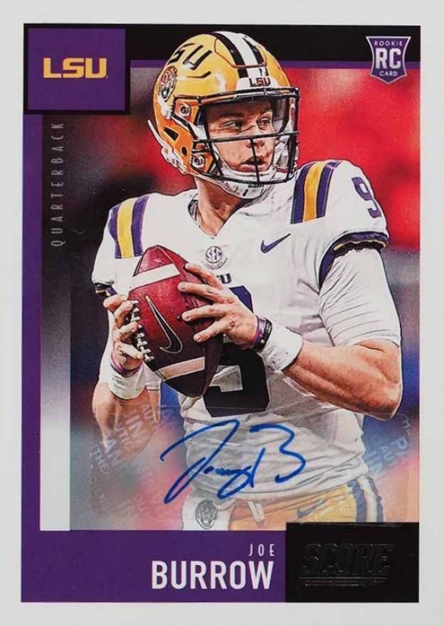 2020 Panini Score Joe Burrow #360 Football Card