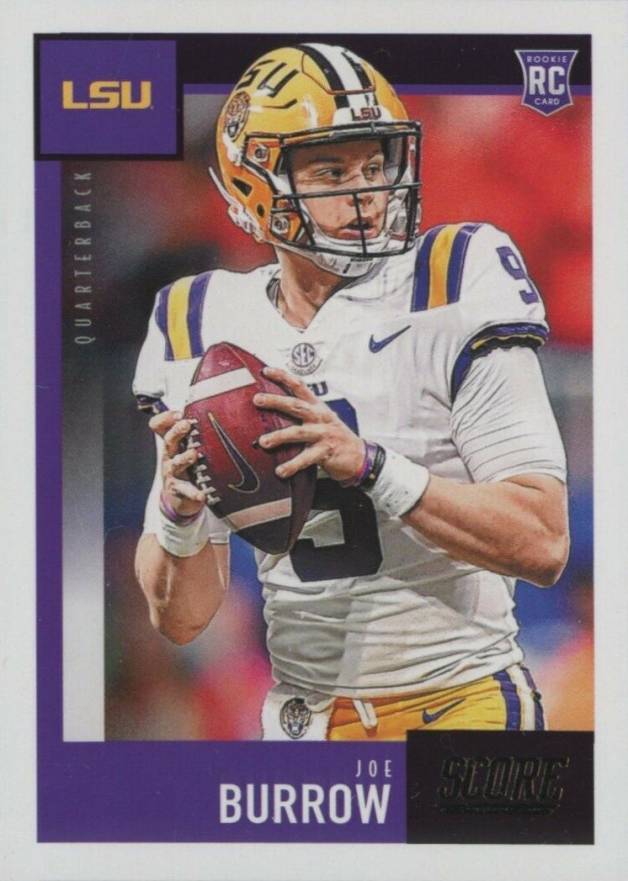 2020 Panini Score Joe Burrow #360 Football Card