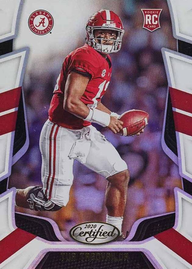 2020 Panini Chronicles Draft Picks Certified Rookies Tua Tagovailoa #6 Football Card