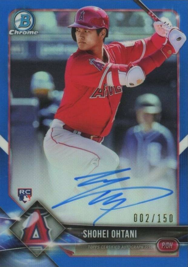 2018 Bowman Chrome Rookie Autograph Shohei Ohtani #BCRASO Baseball Card