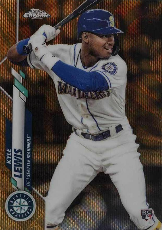 2020 Topps Chrome Kyle Lewis #186 Baseball Card