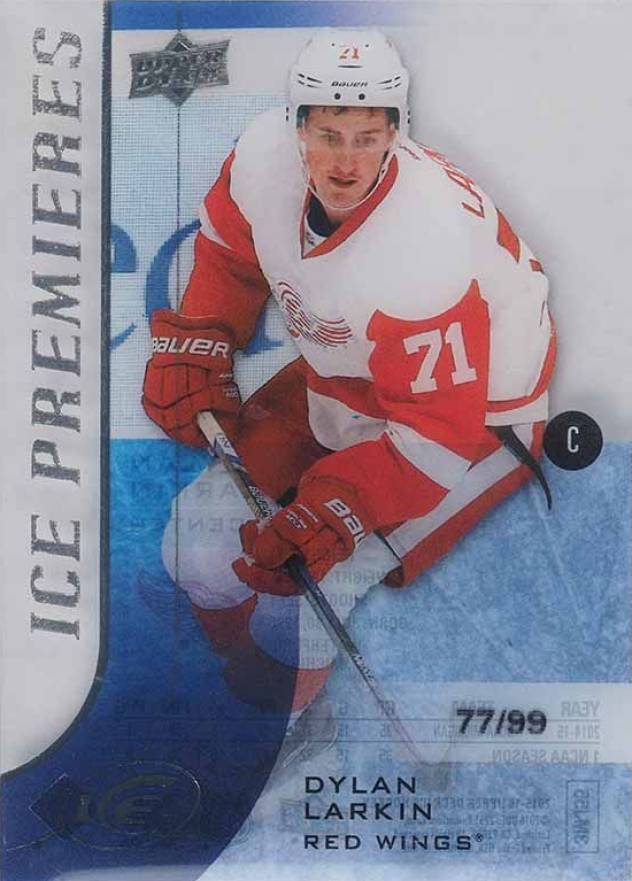 2015 Upper Deck Ice Dylan Larkin #198 Hockey Card