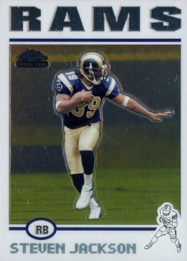 2004 Topps Chrome Steven Jackson #180 Football Card