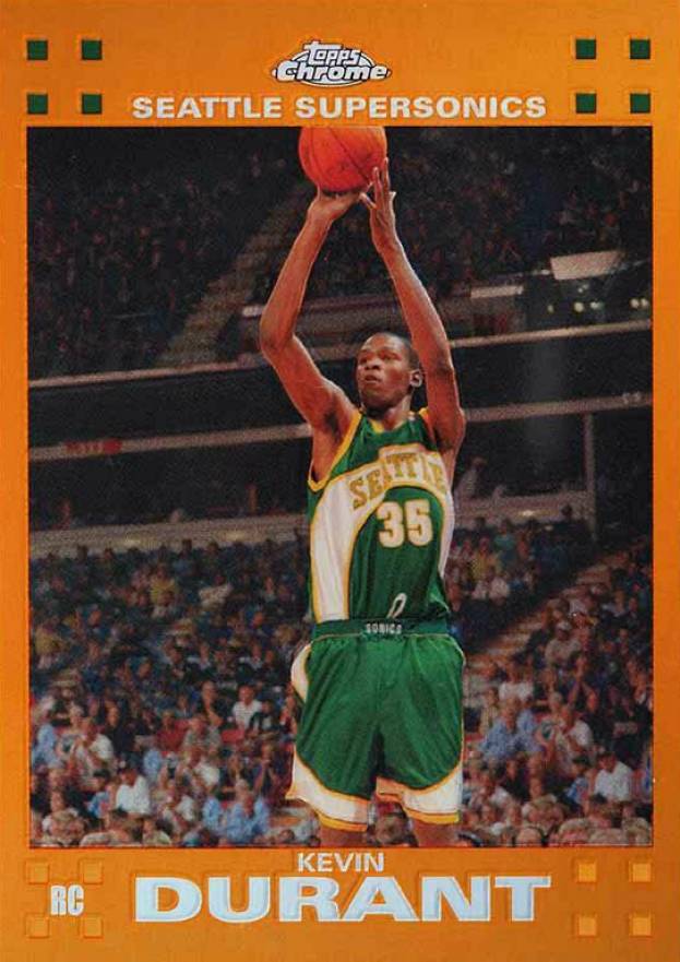 2007 Topps Chrome Kevin Durant #131 Basketball Card