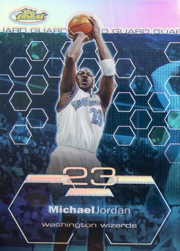 2002 Finest Michael Jordan #100 Basketball Card