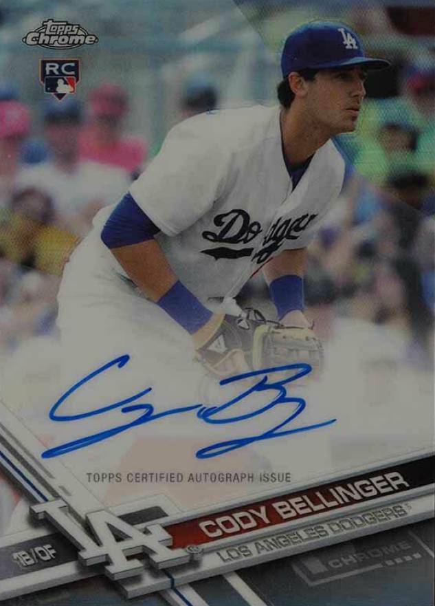 2017 Topps Chrome Rookie Autographs Cody Bellinger #RA-CB Baseball Card