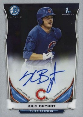 2014 Bowman Prospect Autograph Kris Bryant #KB Baseball Card