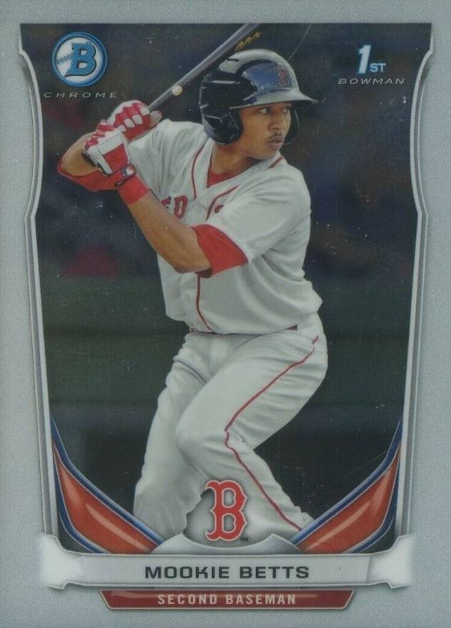 2014 Bowman Prospects  Mookie Betts #BCP109 Baseball Card