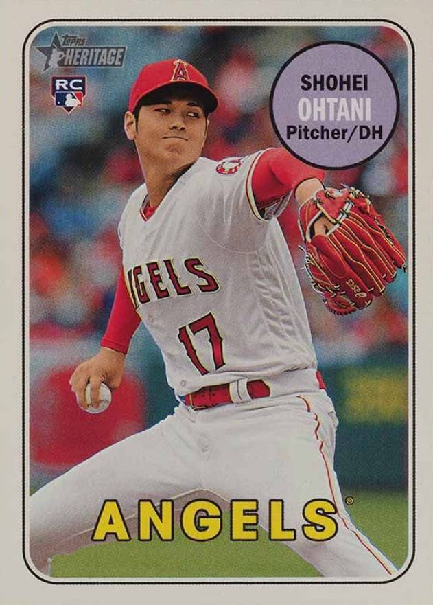 2018 Topps Heritage  Shohei Ohtani #600 Baseball Card