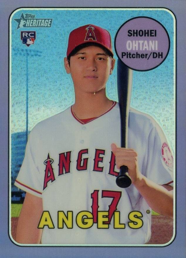 2018 Topps Heritage  Shohei Ohtani #600 Baseball Card