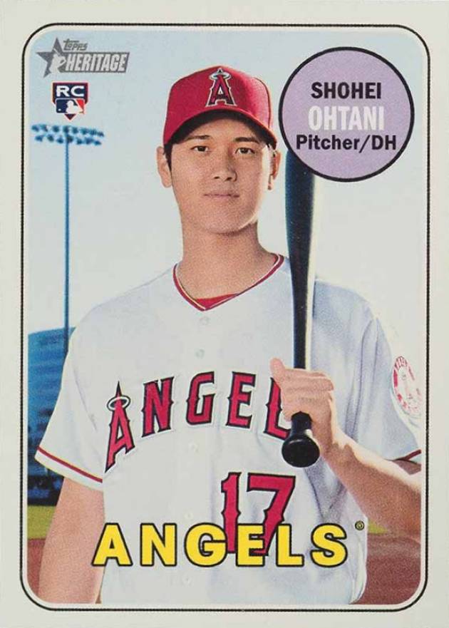 2018 Topps Heritage  Shohei Ohtani #600 Baseball Card