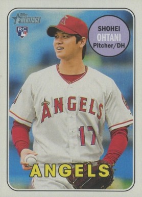 2018 Topps Heritage  Shohei Ohtani #17 Baseball Card