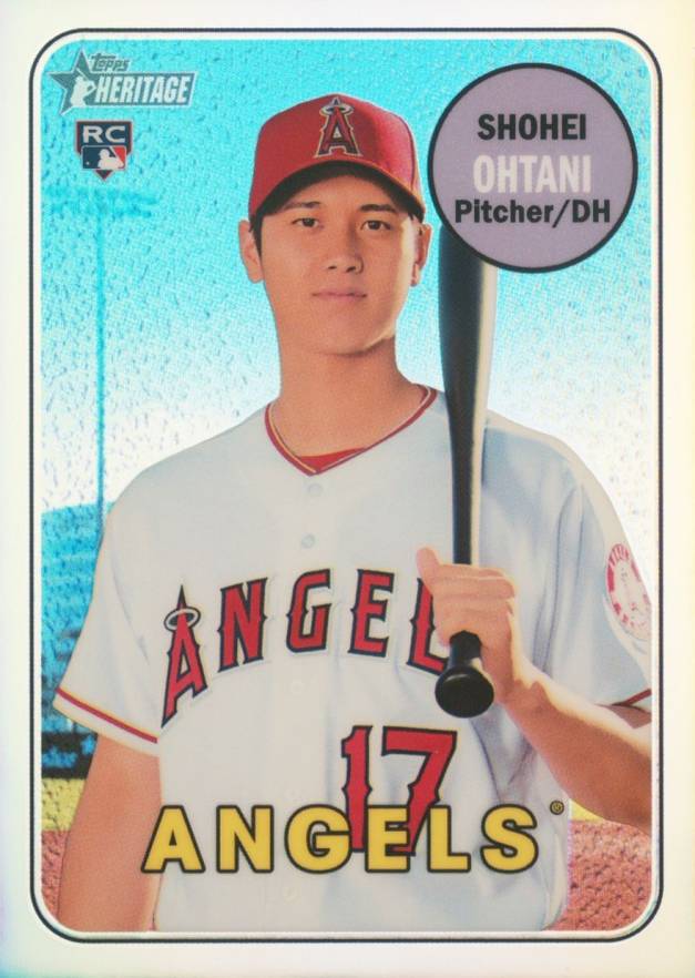 2018 Topps Heritage  Shohei Ohtani #600 Baseball Card