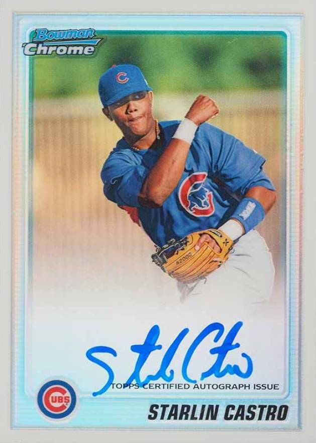 2010 Bowman Chrome Prospects Starlin Castro #BCP100 Baseball Card