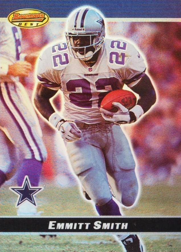 2000 Bowman's Best Emmitt Smith #60 Football Card