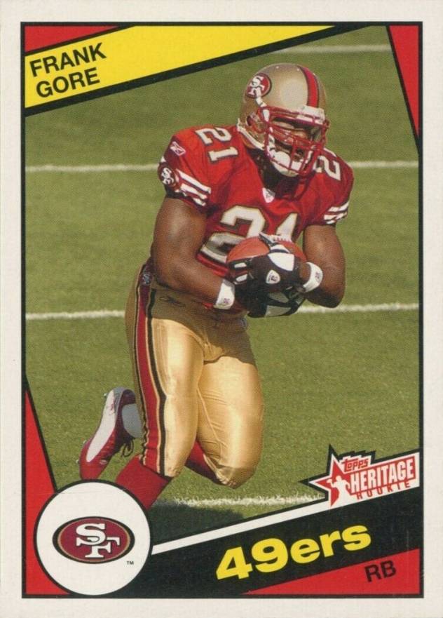 2005 Topps Heritage  Frank Gore #73 Football Card