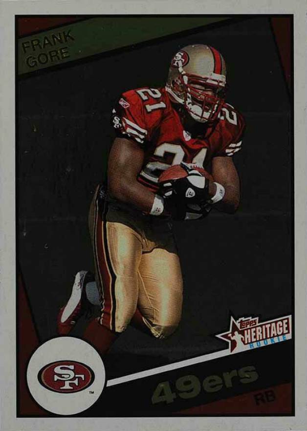 2005 Topps Heritage  Frank Gore #THC6 Football Card