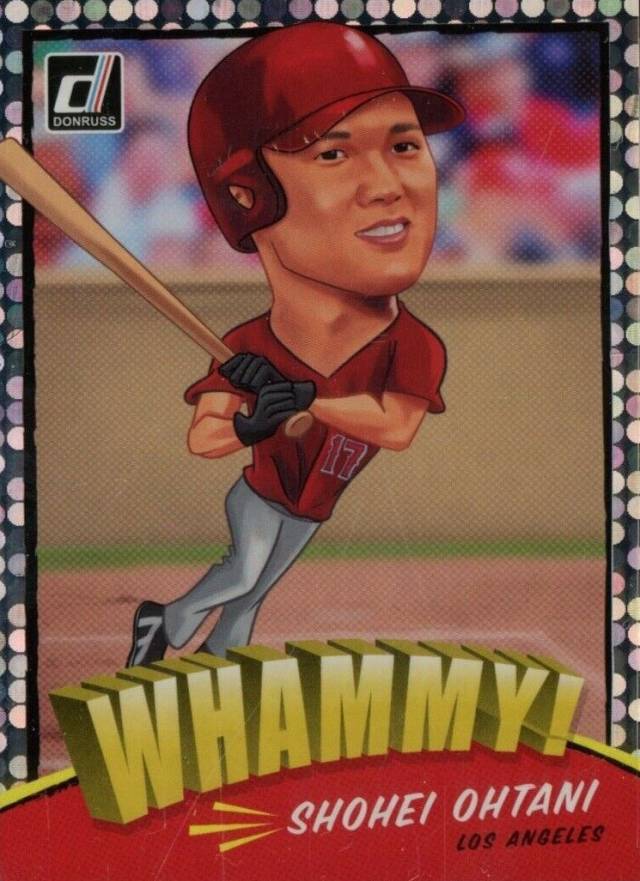 2018 Panini Donruss Whammy Shohei Ohtani #W2 Baseball Card