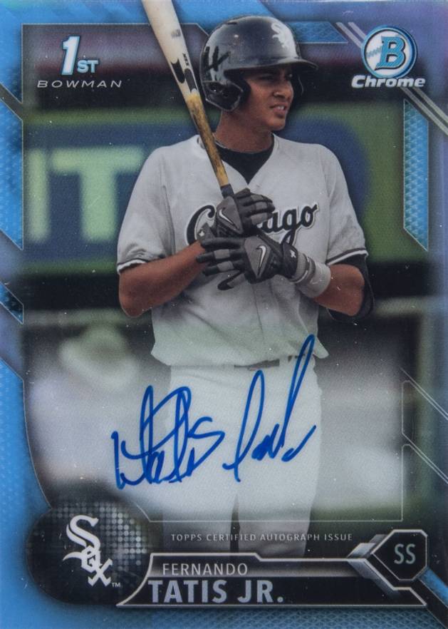 2016 Bowman Chrome Prospects Autographs Fernando Tatis Jr. #FT Baseball Card