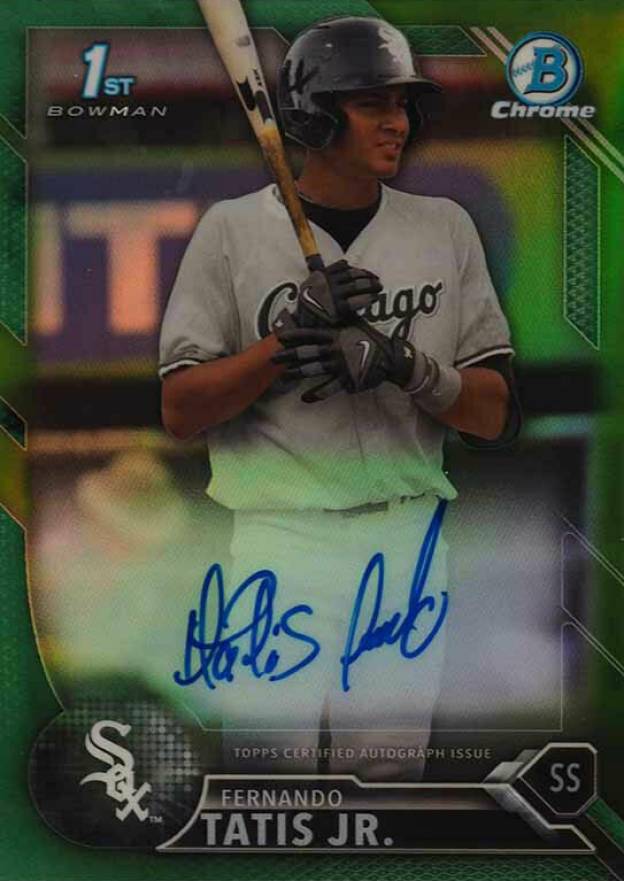 2016 Bowman Chrome Prospects Autographs Fernando Tatis Jr. #FT Baseball Card