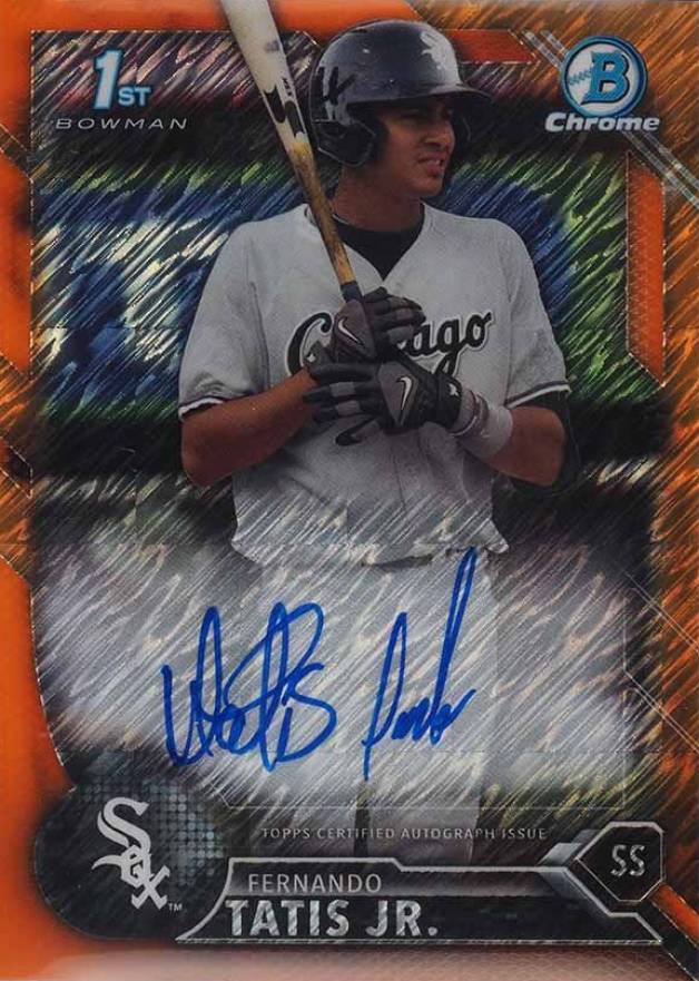 2016 Bowman Chrome Prospects Autographs Fernando Tatis Jr. #FT Baseball Card