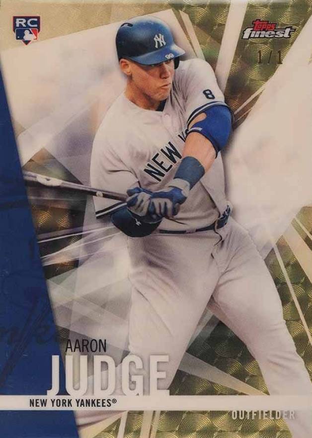 2017 Finest  Aaron Judge #2 Baseball Card