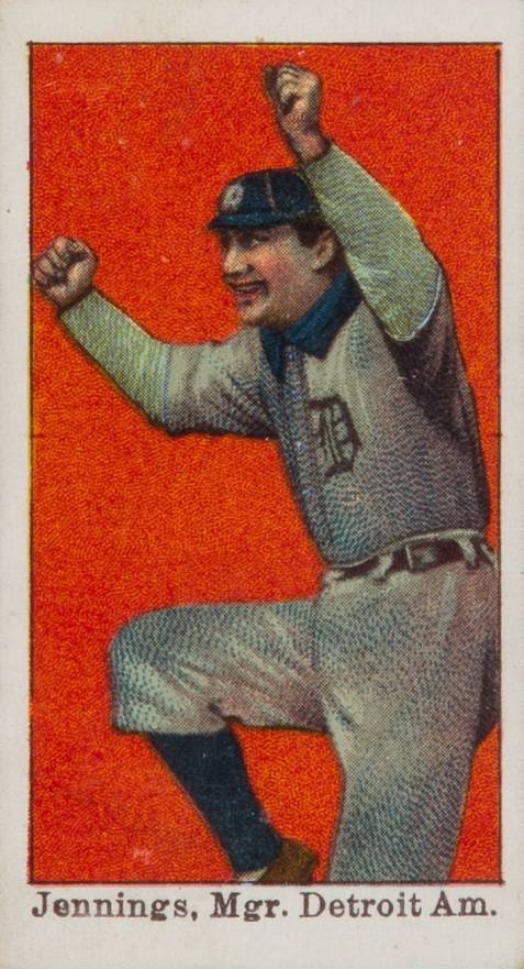 1909 Dockman & Sons Jennings, Mgr. Detroit Am. # Baseball Card