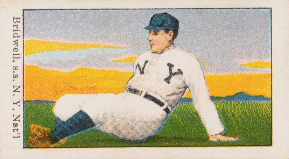 1909 Dockman & Sons Bridwell, s.s. N. Y. Nat'l # Baseball Card