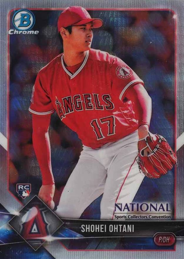 2018 Bowman Chrome National Convention Shohei Ohtani #BNRSO Baseball Card