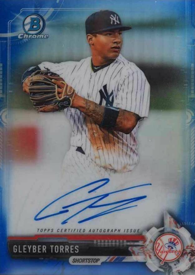 2017 Bowman Prospects Autographs Gleyber Torres #GT Baseball Card