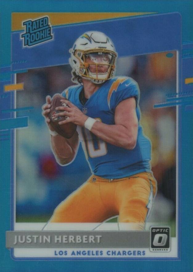 2020 Panini Donruss Optic Justin Herbert #153 Football Card