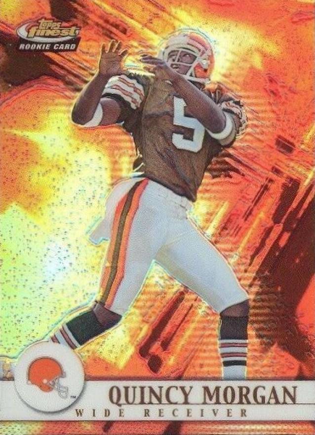 2001 Finest Quincy Morgan #112 Football Card