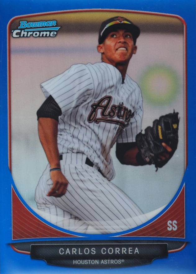 2013 Bowman Chrome Prospects Carlos Correa #BCP100 Baseball Card