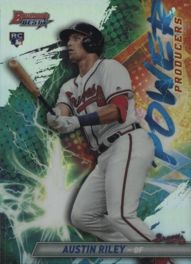 2019 Bowman's Best Power Producers Austin Riley #PP-ARI Baseball Card