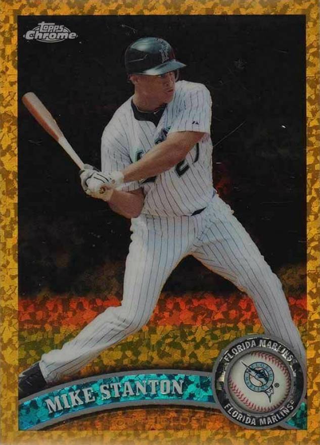 2011 Topps Chrome Mike Stanton #85 Baseball Card