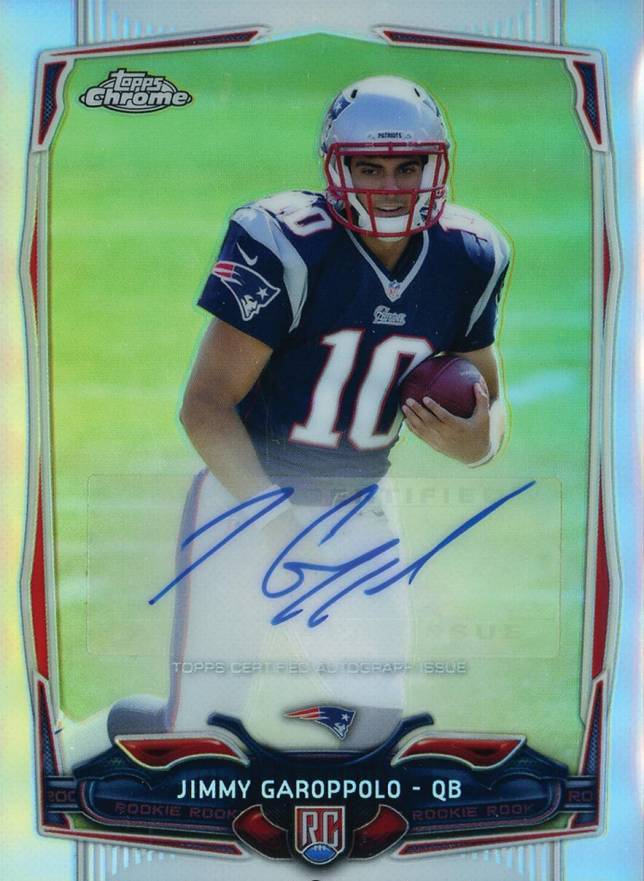 2014 Topps Chrome Jimmy Garoppolo #150 Football Card