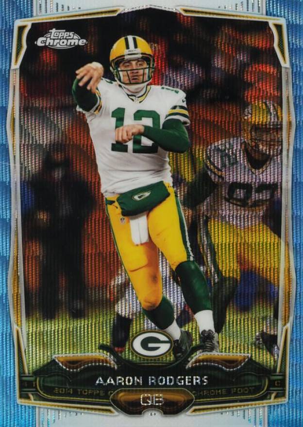 2014 Topps Chrome Aaron Rodgers #83 Football Card